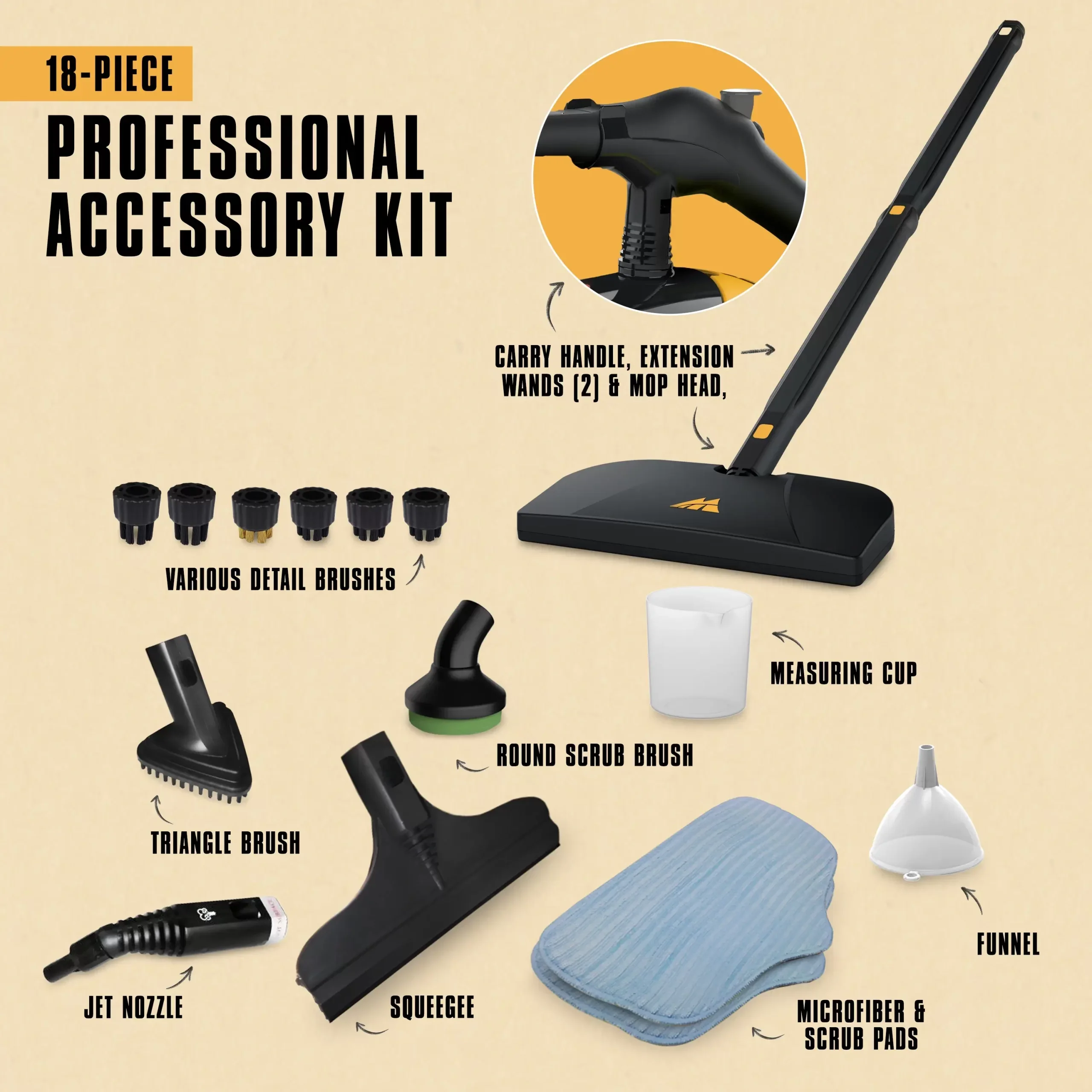 MC1275 Canister Steam Cleaner - Image 5