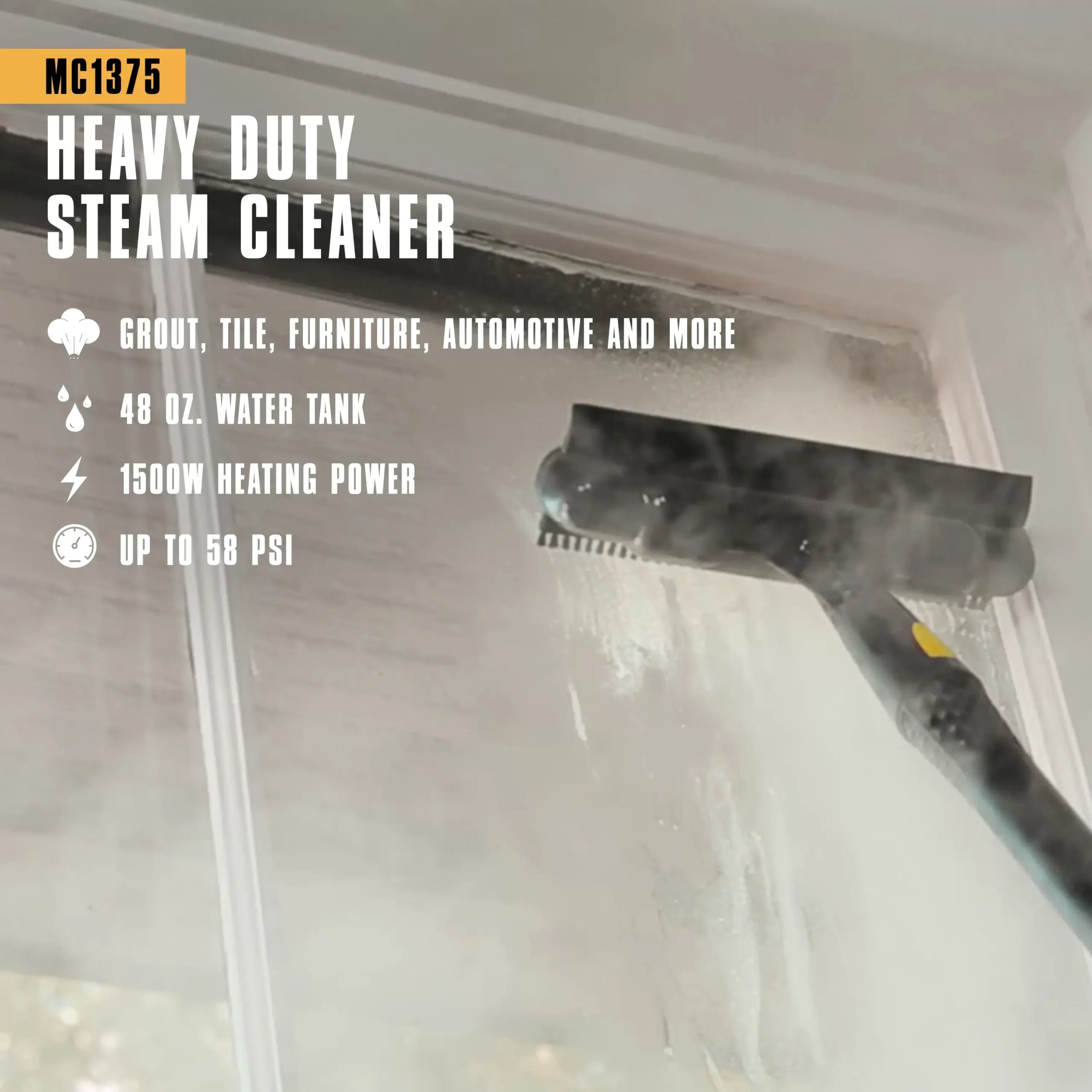 MC1375 Canister Steam Cleaner - Image 4
