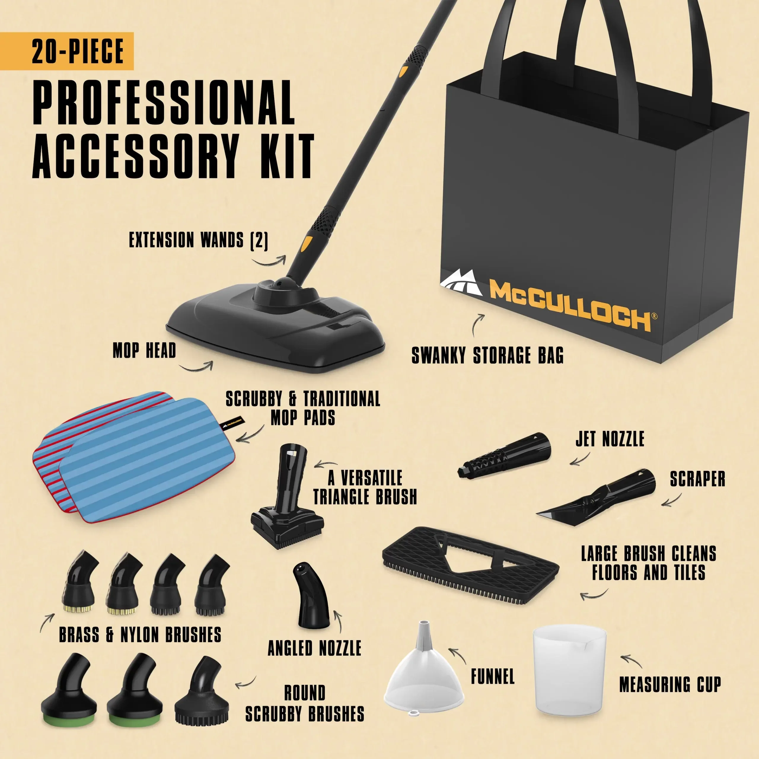 MC1375 Canister Steam Cleaner - Image 5